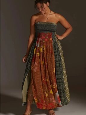 Siddhartha Bansal Sylvan Print Smocked Dress
